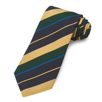 The Queen's Royal Hussars Three-Fold Silk Reppe Tie