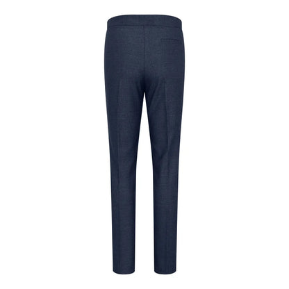 TPW52 - Women's Navy 3 Piece Prince Of Wales Check Suit