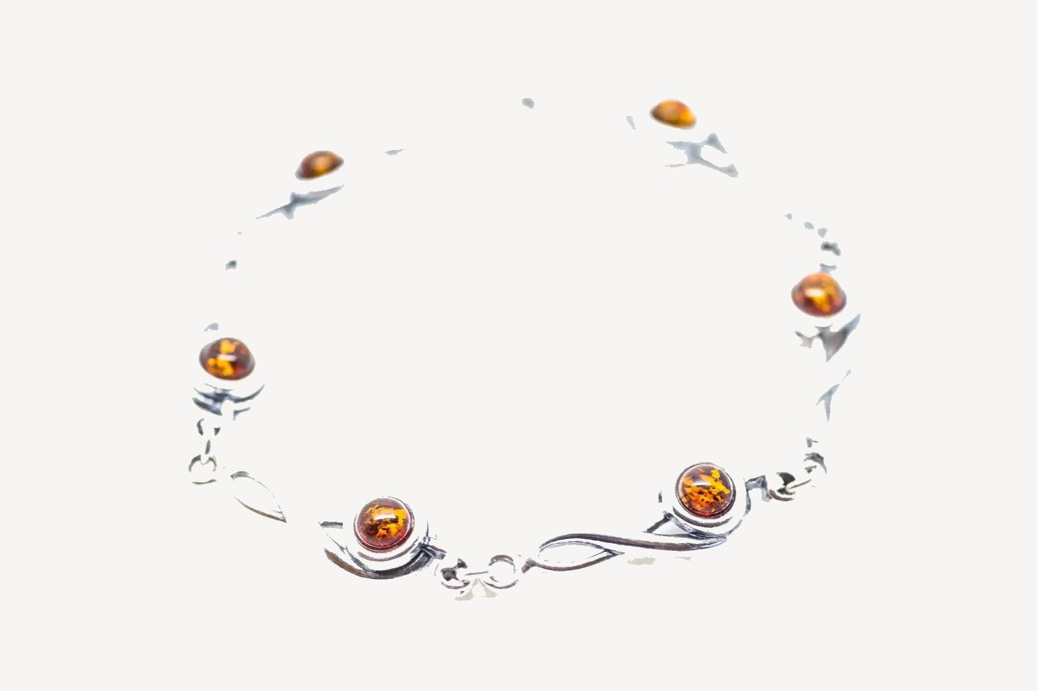 Treble Clef Amber Bracelet
