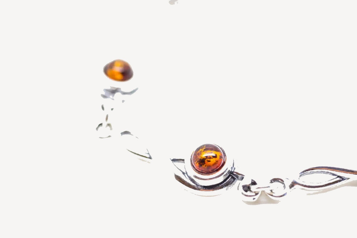 Treble Clef Amber Bracelet