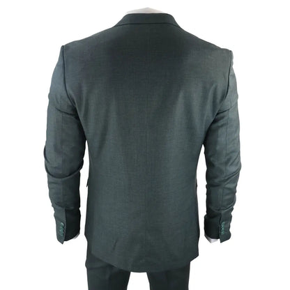 James - Men's 3 Piece Green Suit