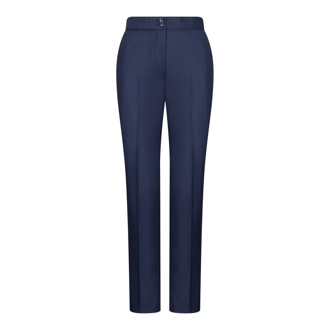TPW-14 - Women's 3 Piece Plain Navy Blue Suit