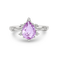 Bague Estelle lavande améthyste en argent sterling