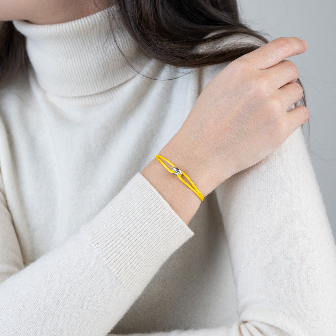 Bracelet cordon Mini Silver Soho