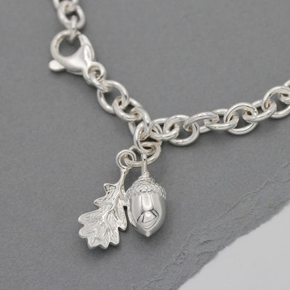 Tiny Beginnings Christening Silver Charm Bracelet