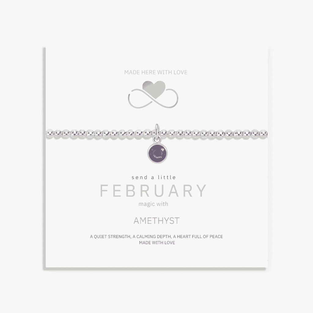 Amethyst Birthstone Bracelet