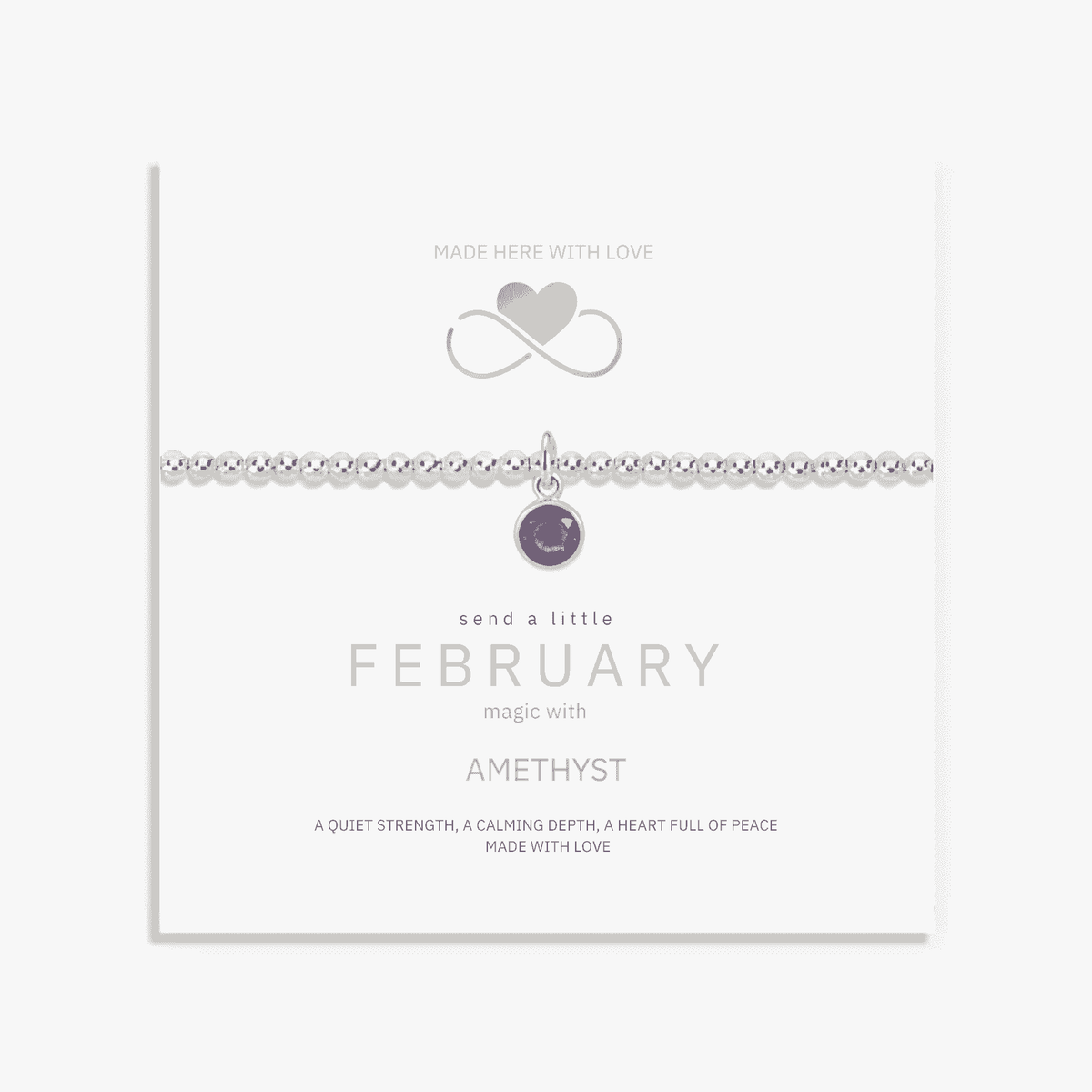 Amethyst Birthstone Bracelet