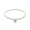 Amethyst Star Charm Bracelet