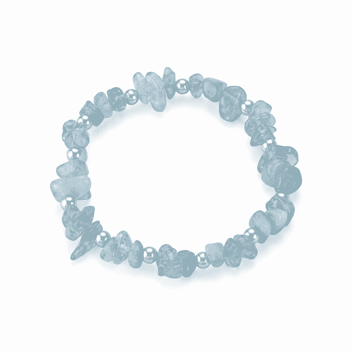 Aquamarine Crystal Bracelet