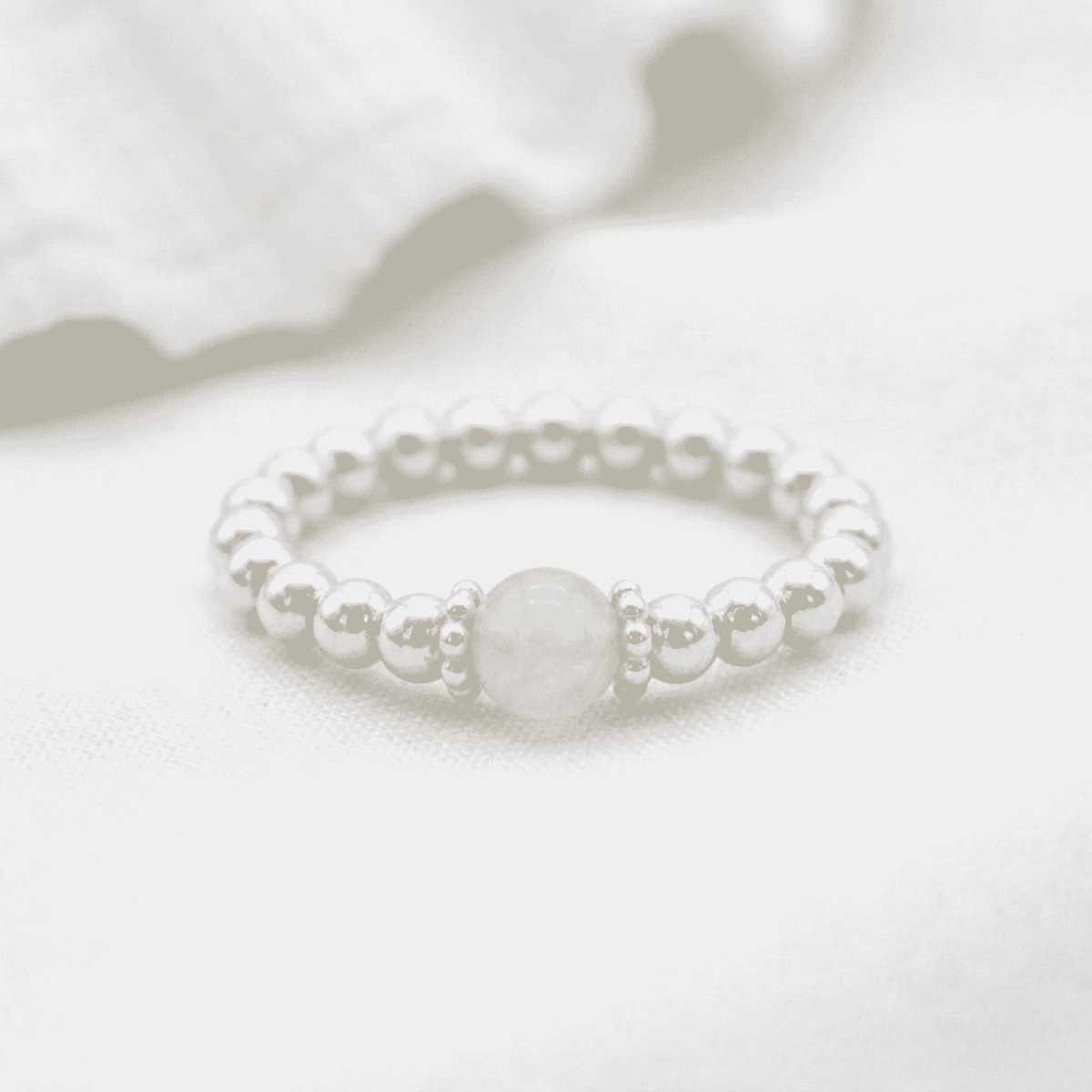 Rose Quartz Gemstone Ring