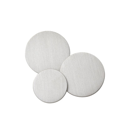 Satin Silver Blazer Button