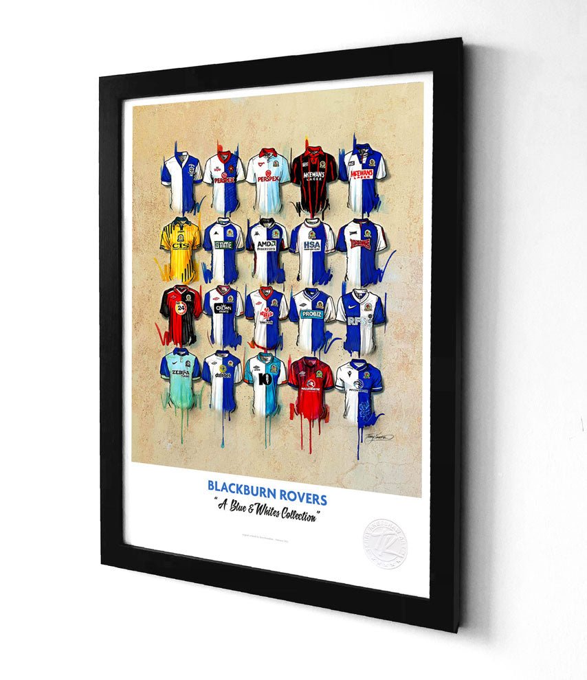 Blackburn Rovers Shirt A3 Framed Print