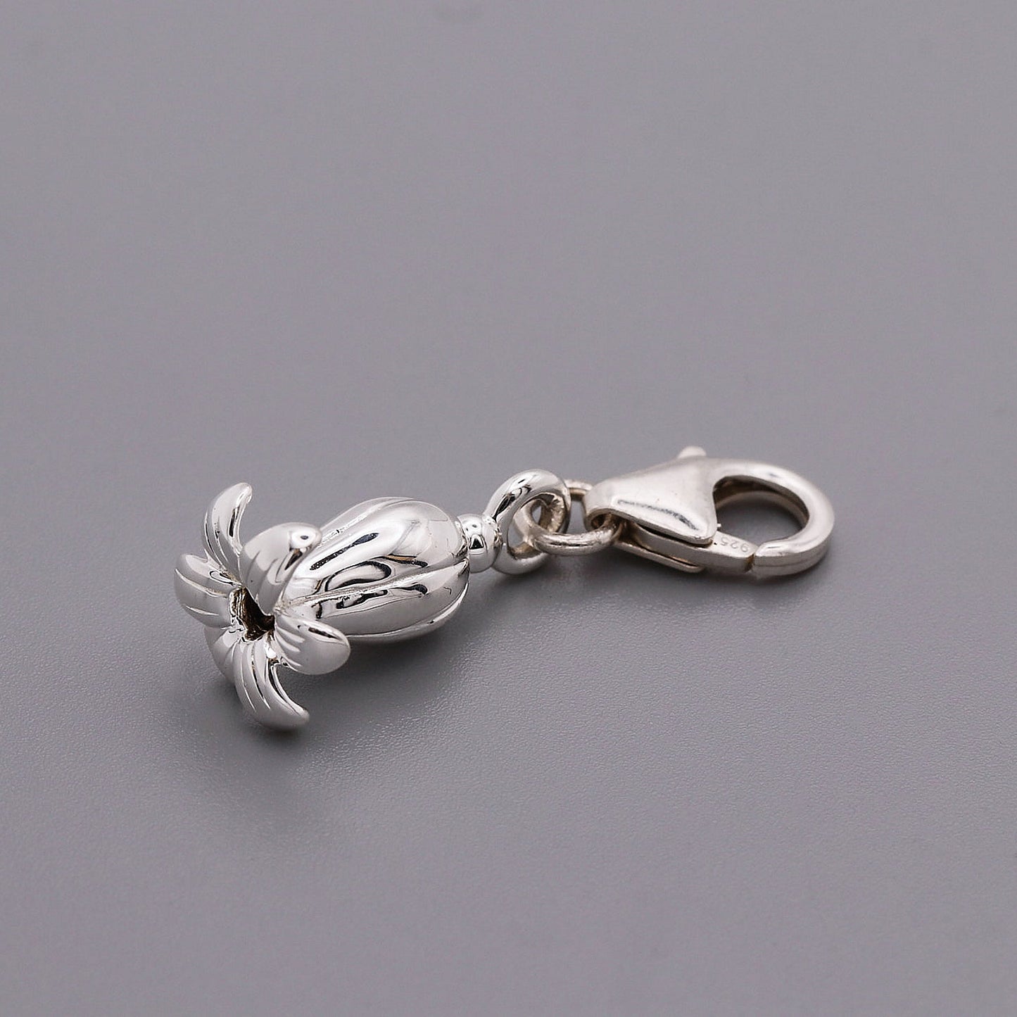 Bluebell Flower Silver Charm