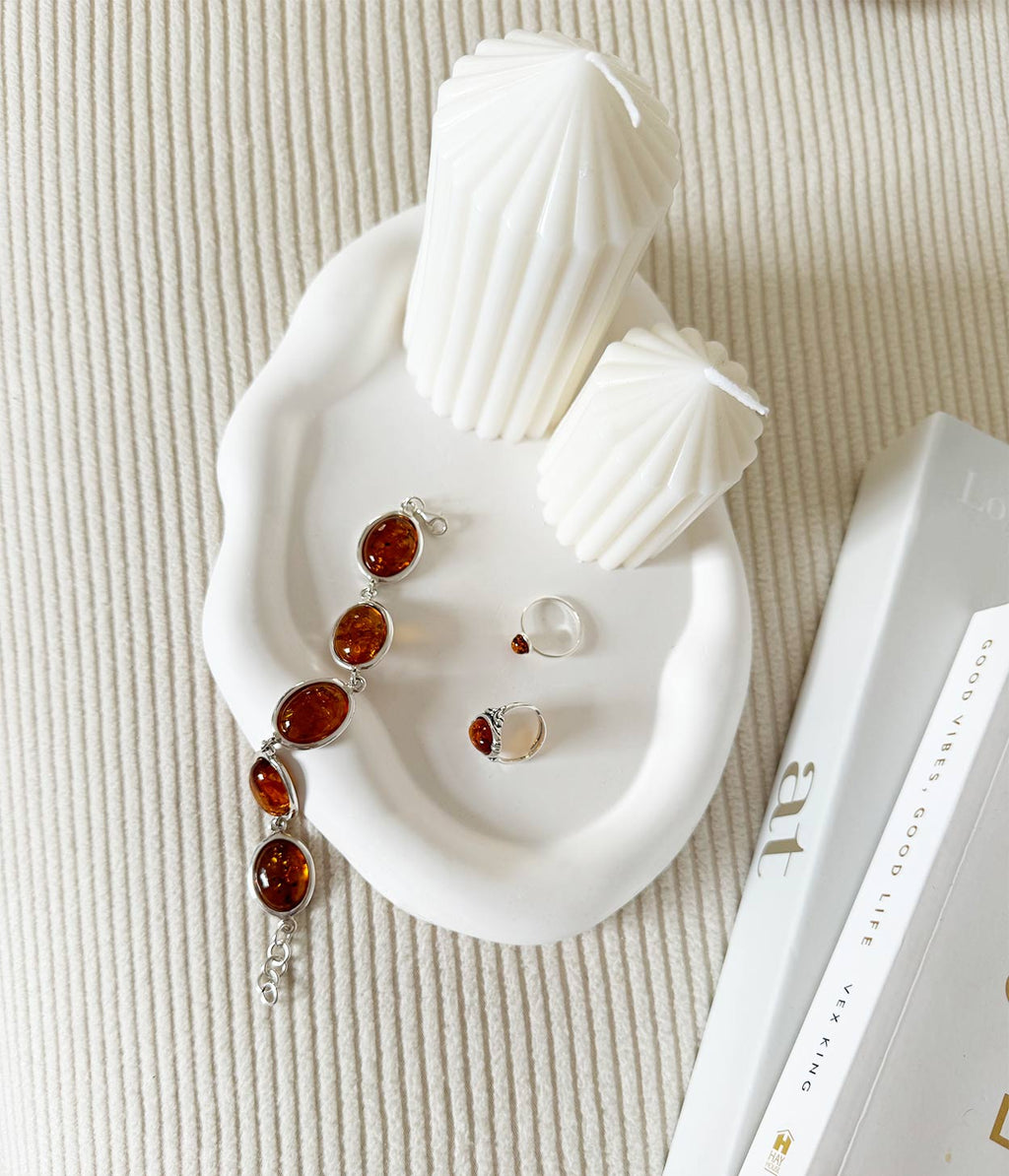 Bague Mini Ambre Empilable ESSENTIALS