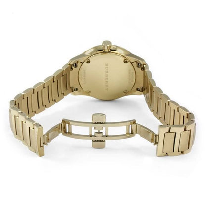 Burberry watch BU10006 Engraved Gold Dial - SJR London Timepiece