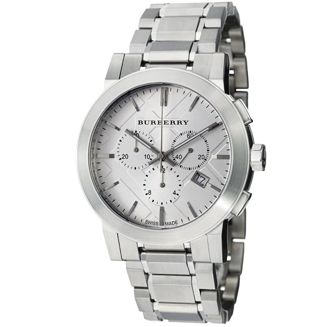 Burberry watch BU 9350 Mens Silver - SJR London Timepiece
