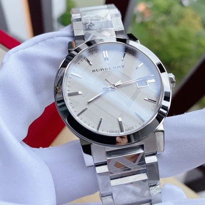 Burberry BU9037 The City Unisex Silver Watch - SJR London Timepiece