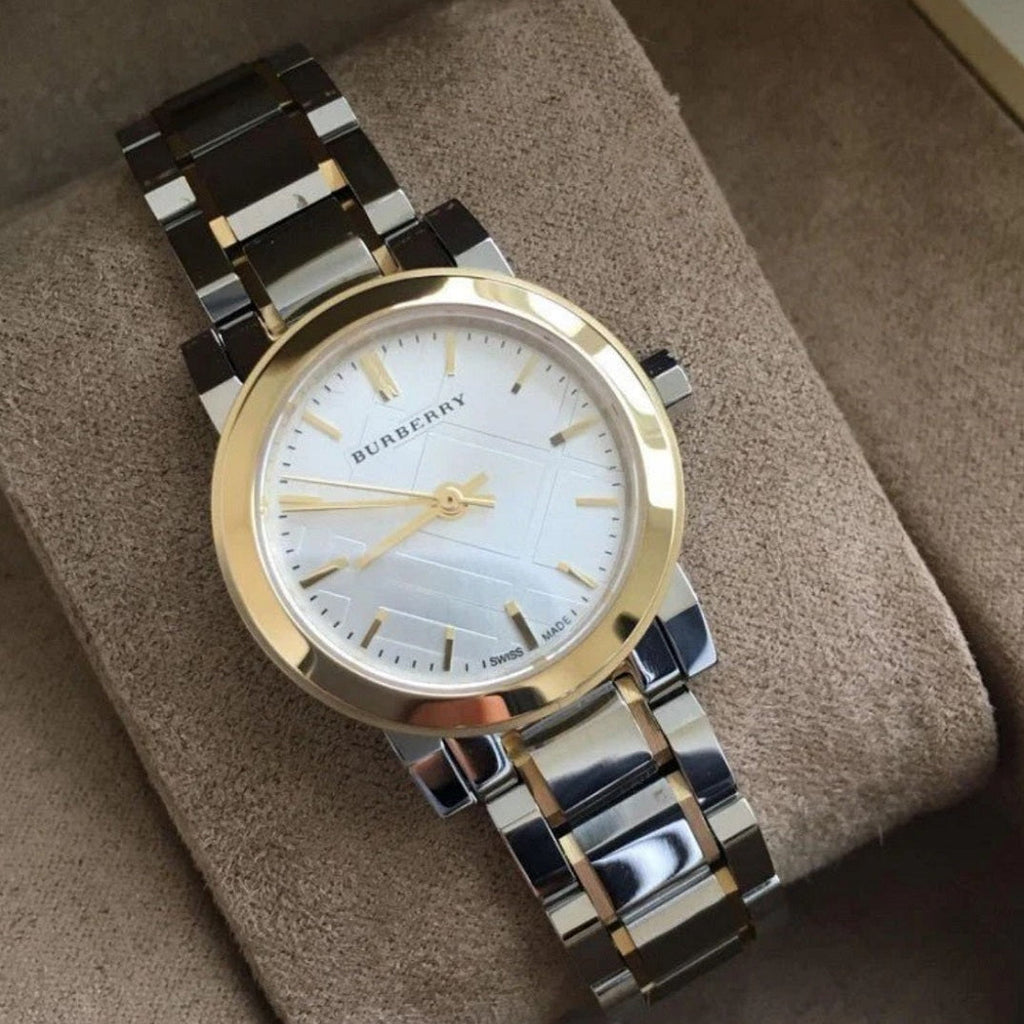 Montre Femme Deux Tons Burberry BU9217 The City