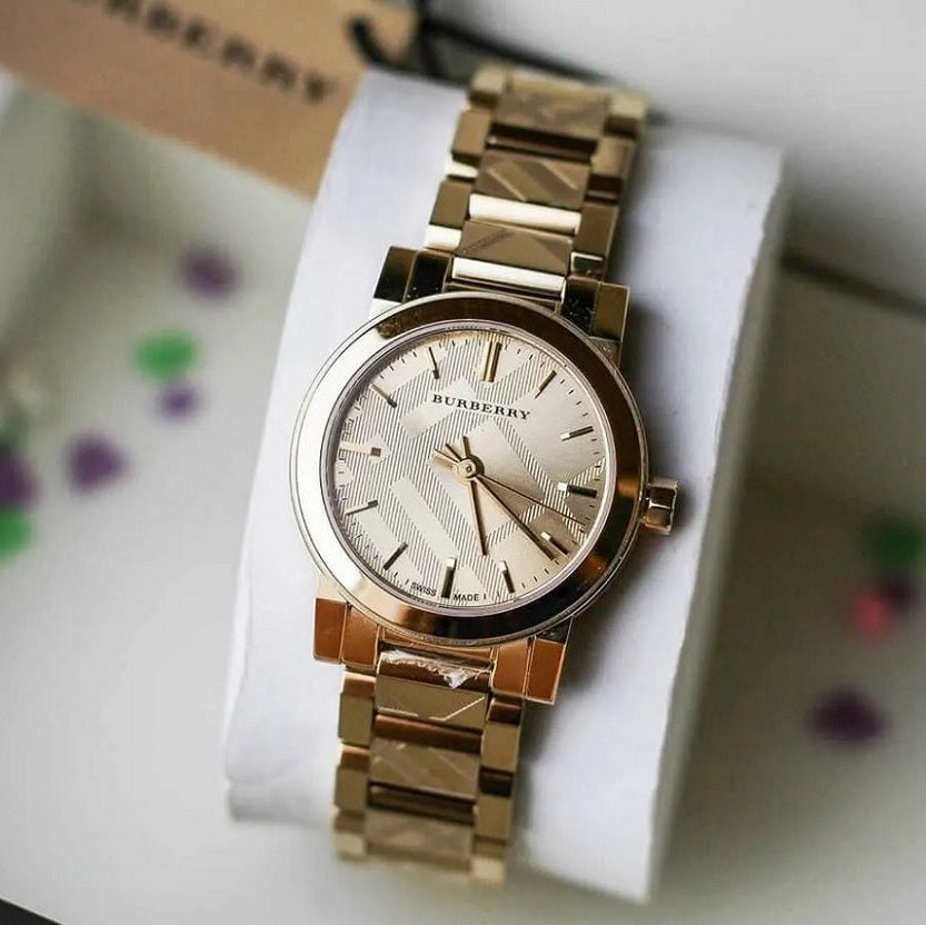 Burberry BU9234 The City Women's Gold Watch - SJR London Timepiece