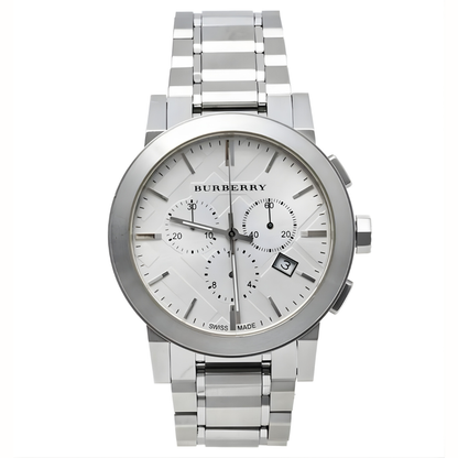 Burberry BU9350 The City Men's Silver Chronograph Watch - SJR London Timepiece