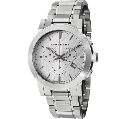 Burberry BU9350 The City Men's Silver Chronograph Watch - SJR London Timepiece