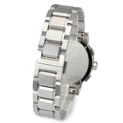 Burberry BU9351 The City Men's Silver & Black Chronograph Watch - SJR London Timepiece
