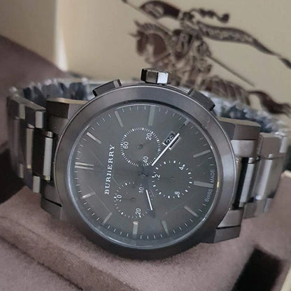 Burberry BU9354 The City Men's Watch Gunmetal - SJR London Timepiece