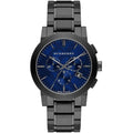 Montre Burberry BU9365 The City Homme Canon de fusil et Bleue