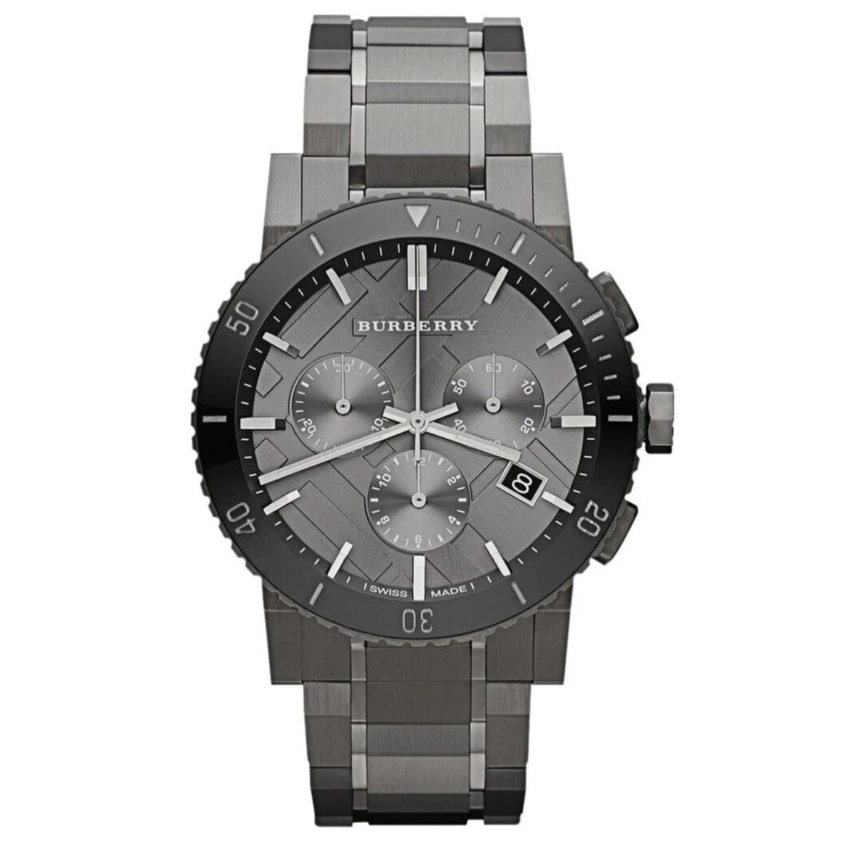 Montre homme Burberry BU9381 The City, cadran gris