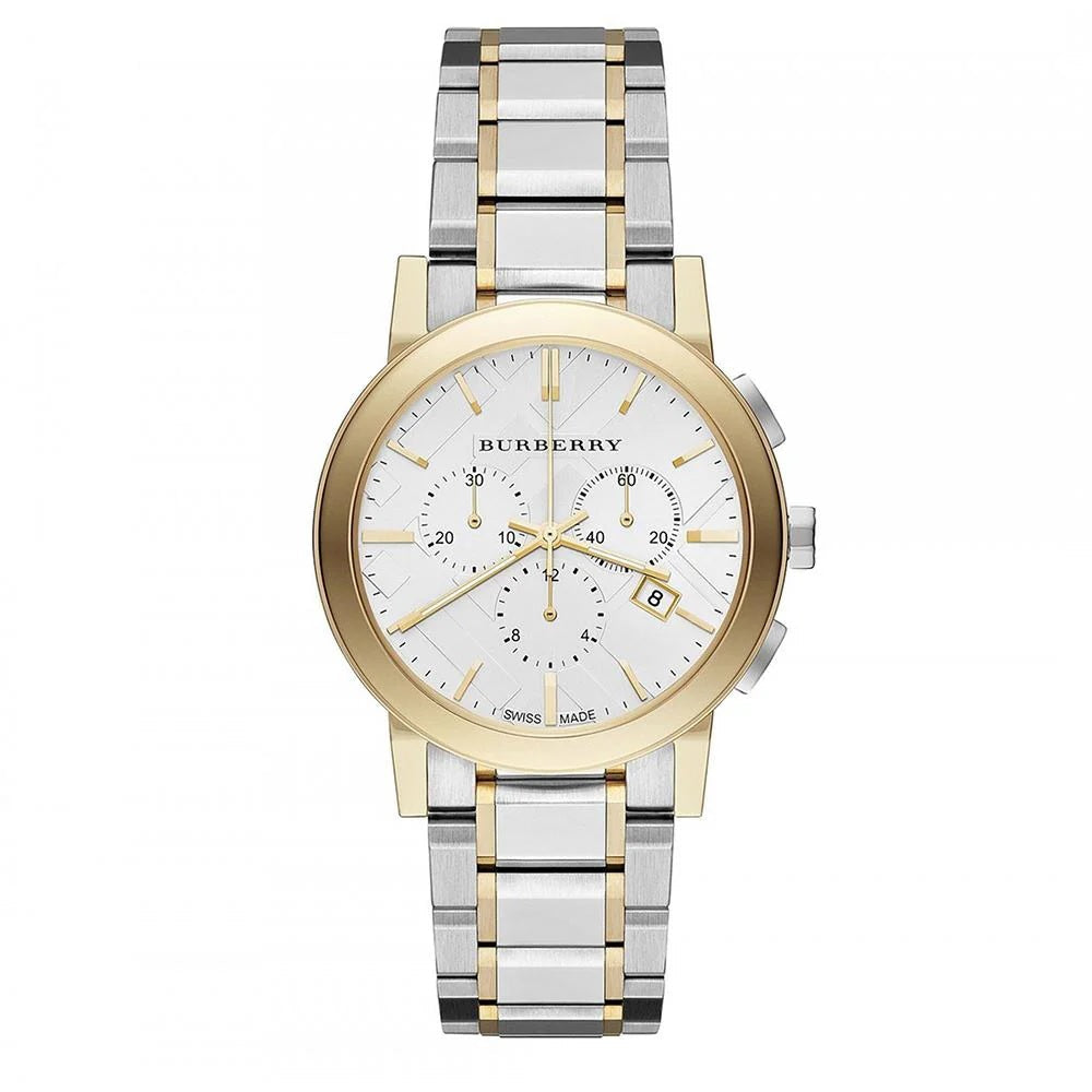 Burberry BU9751 The City Unisex Two-Tone Chronograph Watch - SJR London Timepiece