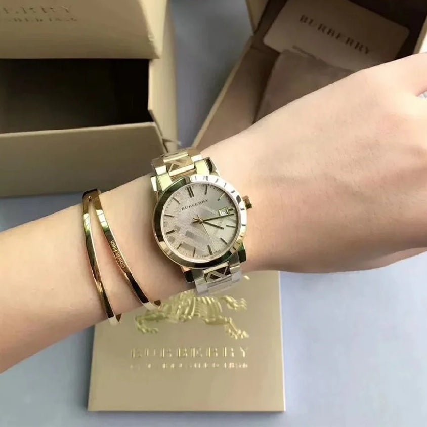 Burberry BU9033 The City Unisex Gold Watch - SJR London Timepiece