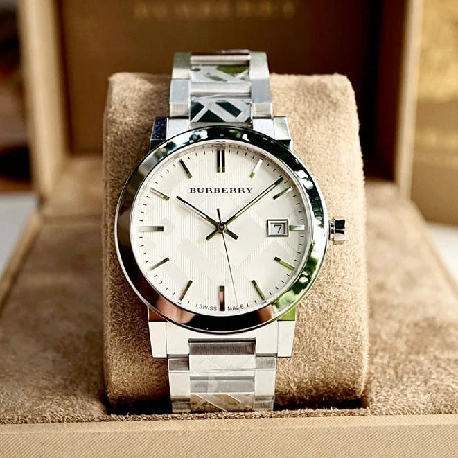 Burberry BU9037 The City Unisex Silver Watch - SJR London Timepiece