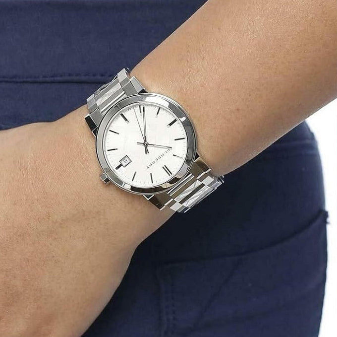 Burberry BU9037 The City Unisex Silver Watch - SJR London Timepiece