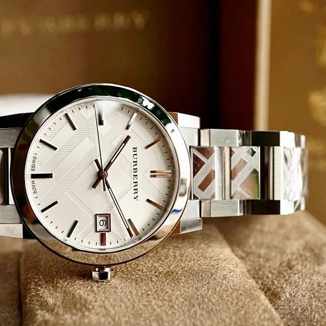Burberry BU9037 The City Unisex Silver Watch - SJR London Timepiece