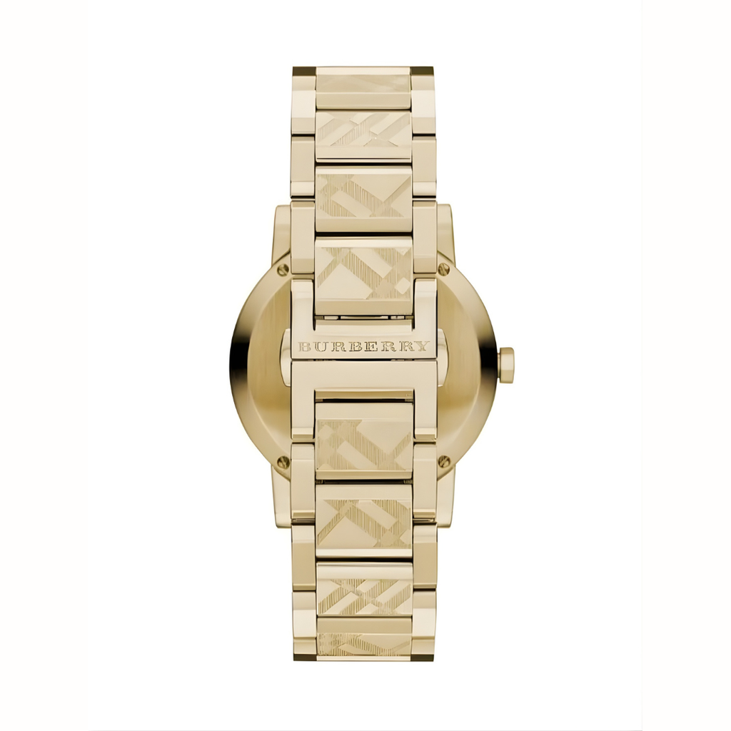 Montre unisexe Burberry BU9038 The City or et champagne