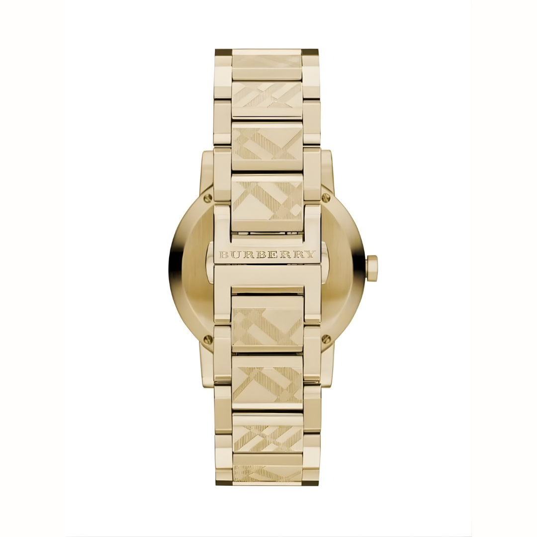 Burberry BU9038 The City Unisex Gold & Champagne Watch - SJR London Timepiece