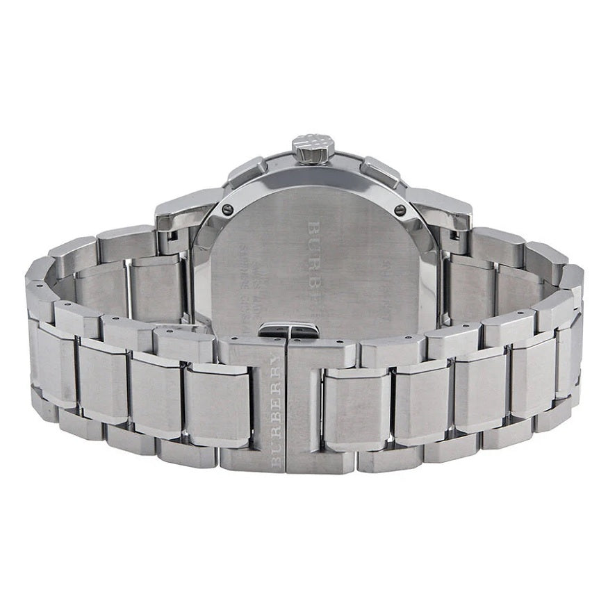 Burberry BU9363 The City Men's Silver & Blue Chronograph Watch - SJR London Timepiece