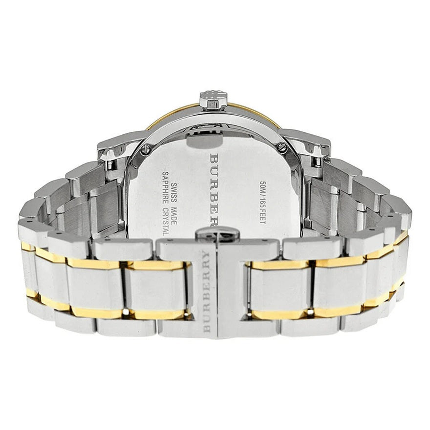 Montre femme deux tons Burberry The City BU9115