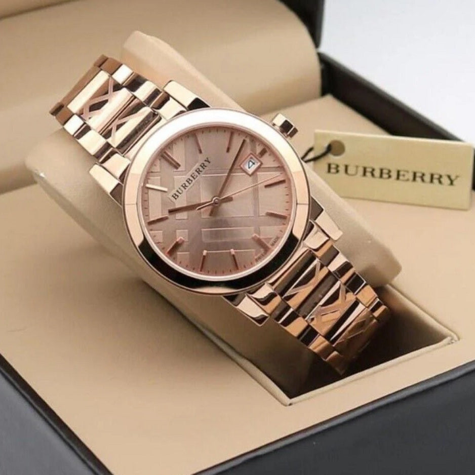 Burberry BU9146 The City Women's Rose Gold Watch - SJR London Timepiece