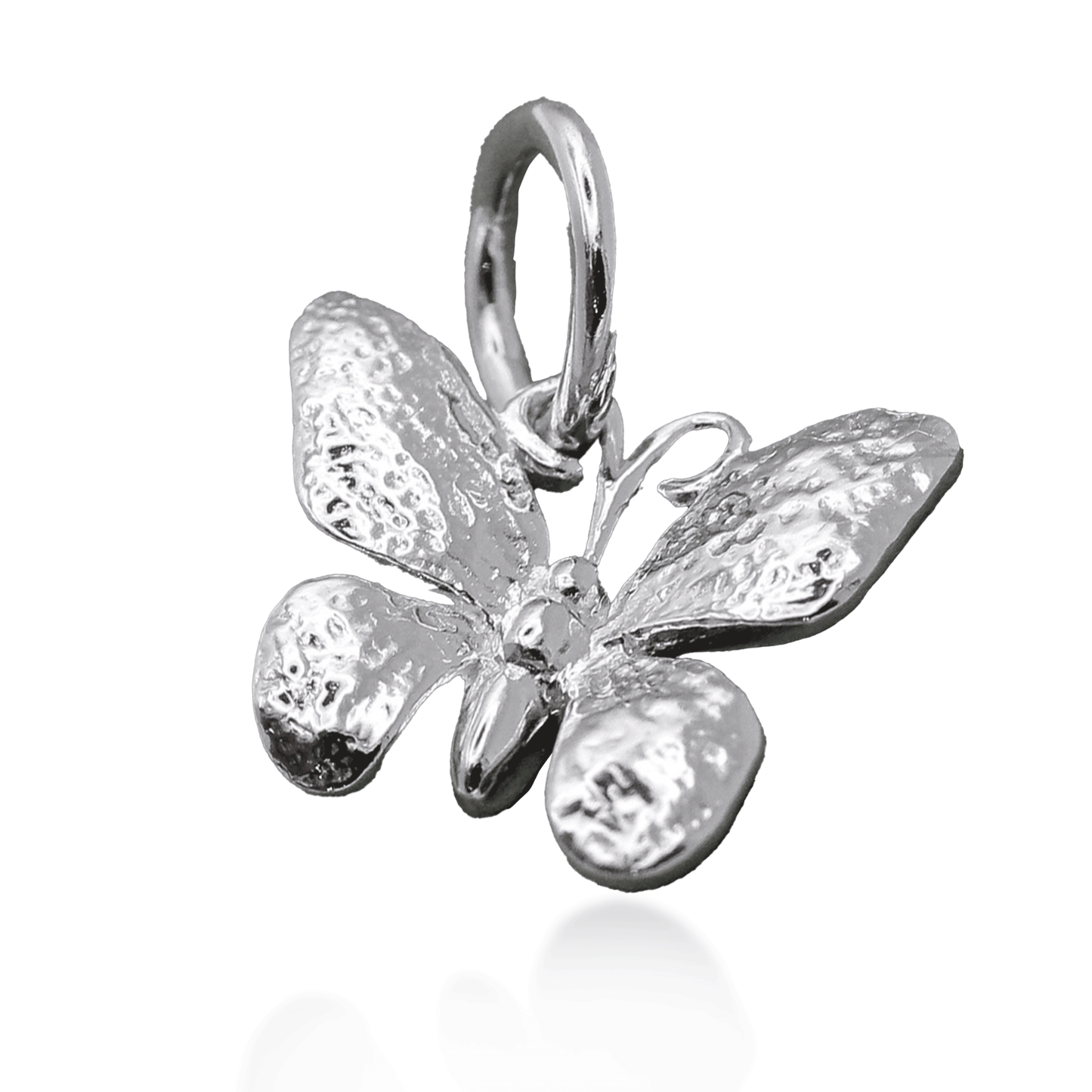 Butterfly Silver Charm