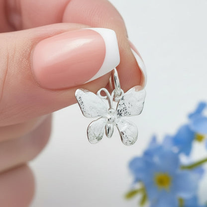 Butterfly Silver Charm