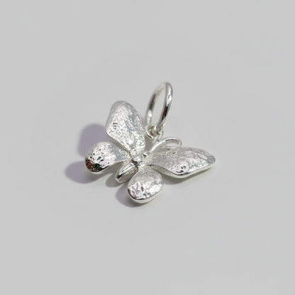Butterfly Silver Charm