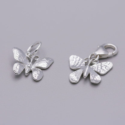 Butterfly Silver Charm