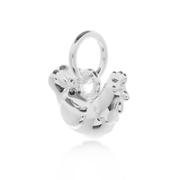 Chicken Silver Charm