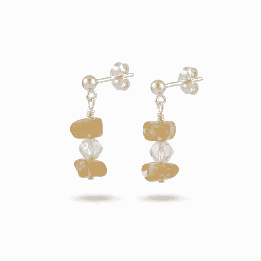 Citrine Gemstone Earrings elegant jewellery