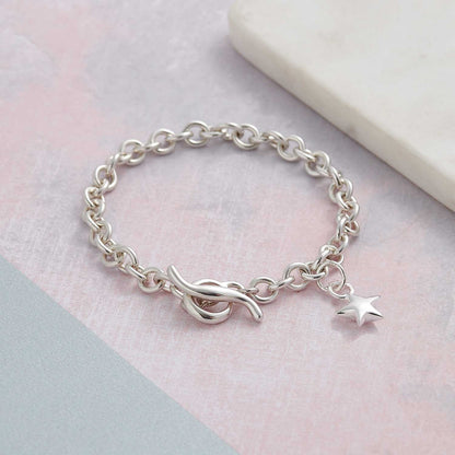 Stardust Trace Chain Charm Bracelet