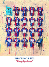Crystal Palace Cup Winners A2 Print – Eagles Shirt Art