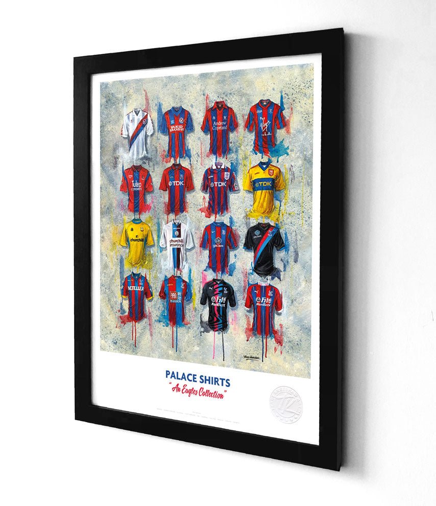 Crystal Palace A3 Framed Print – Eagles Shirt Wall Art
