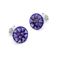 Murano Glass 'Amore' Cufflinks With Sterling Silver