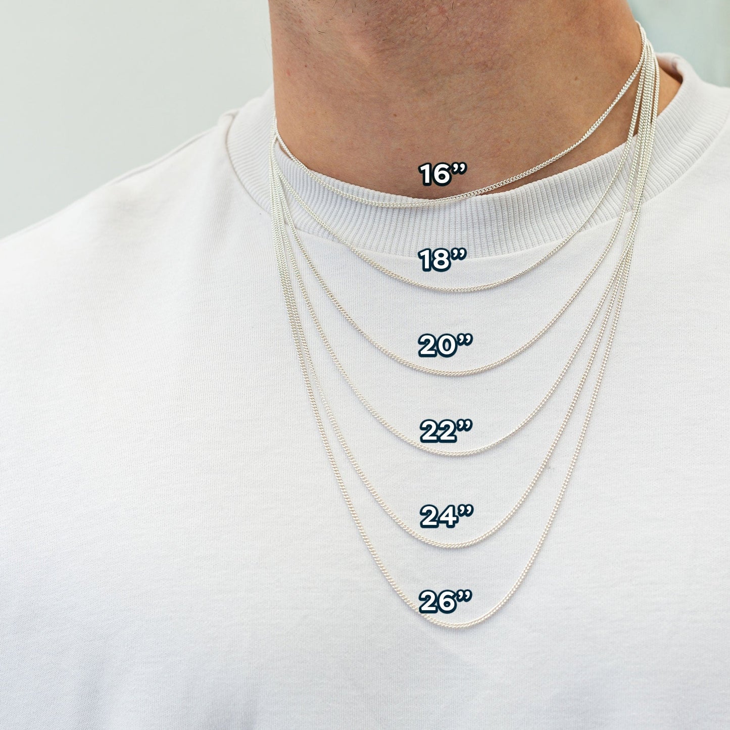 Good Luck Symbols Personalised Silver Necklace